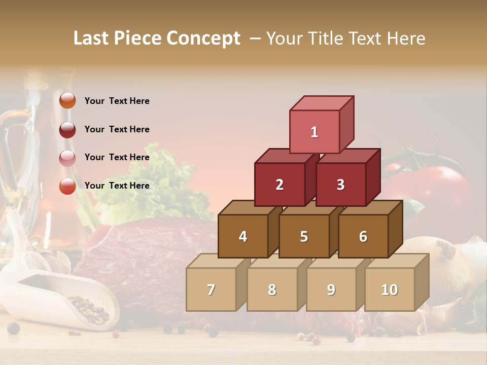 Veal Orange Dinner PowerPoint Template