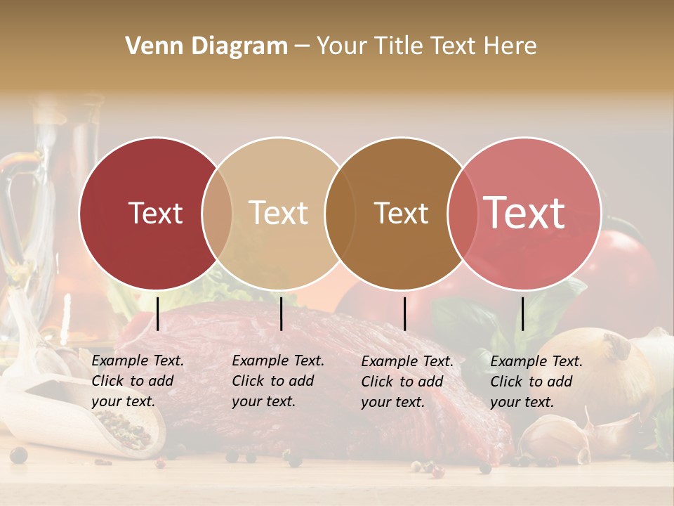 Veal Orange Dinner PowerPoint Template