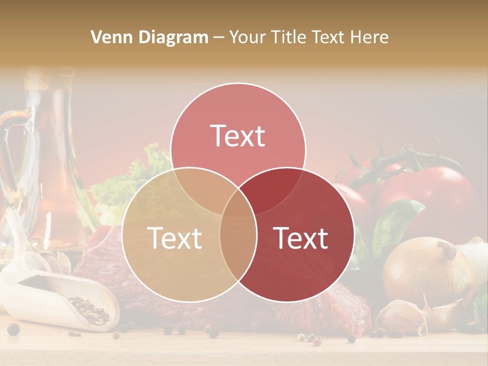 Veal Orange Dinner PowerPoint Template