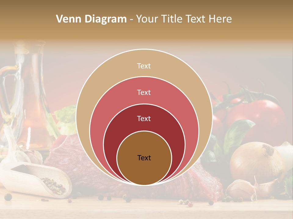 Veal Orange Dinner PowerPoint Template