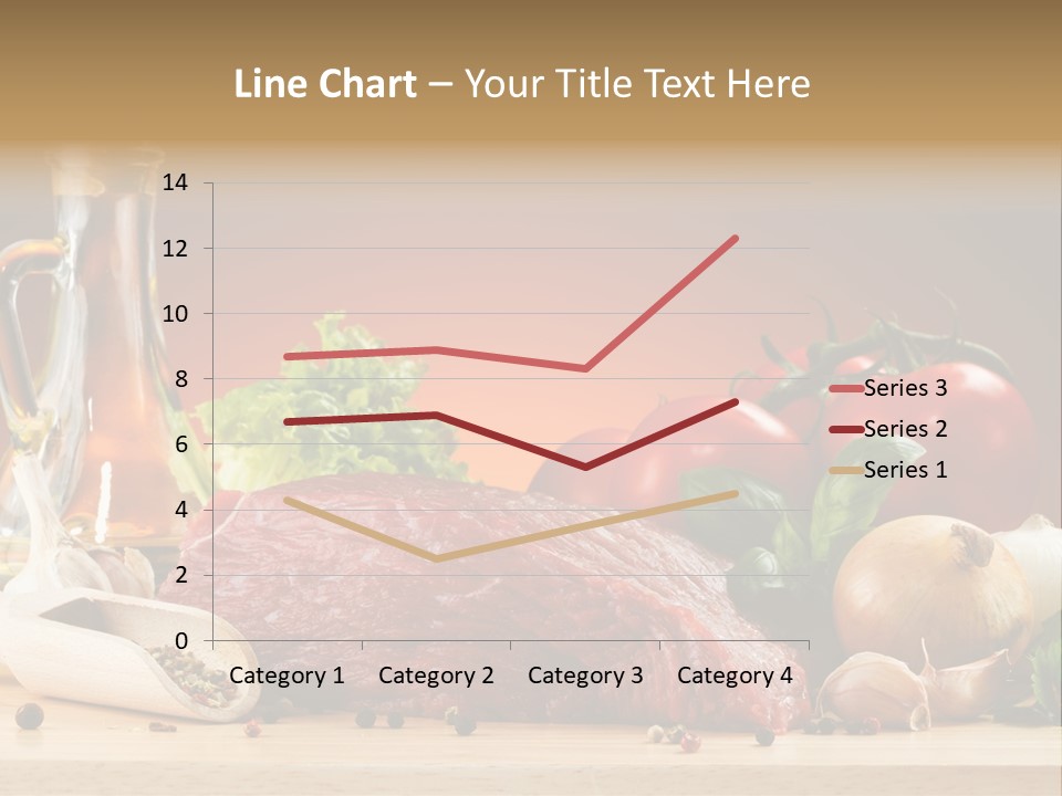 Veal Orange Dinner PowerPoint Template