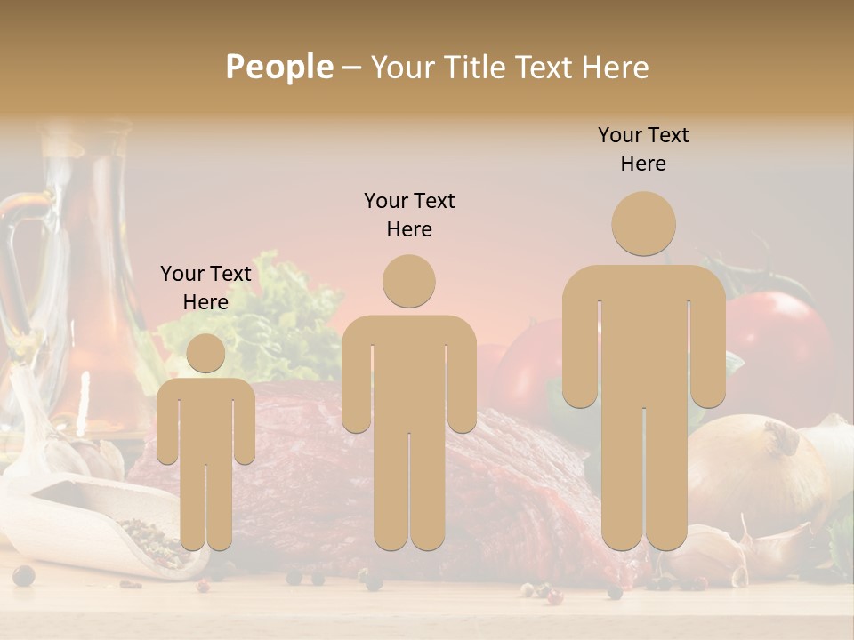 Veal Orange Dinner PowerPoint Template