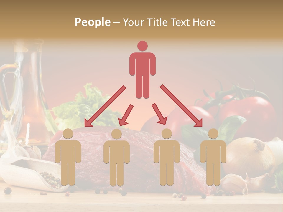 Veal Orange Dinner PowerPoint Template