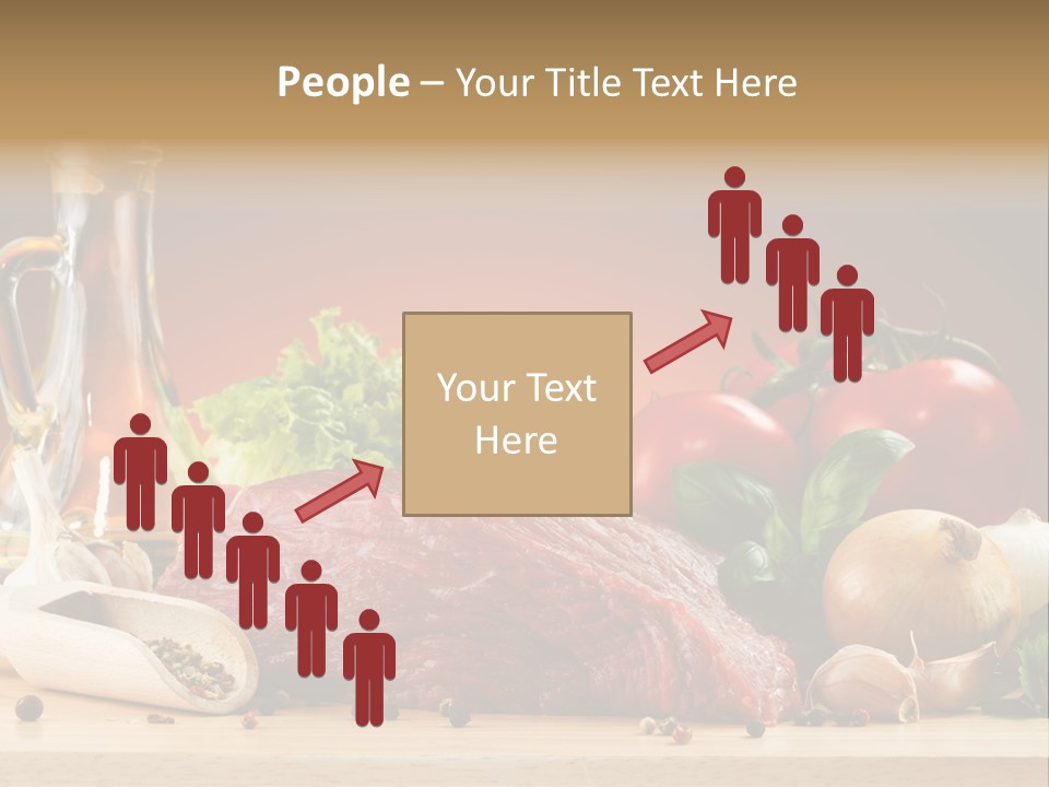 Veal Orange Dinner PowerPoint Template