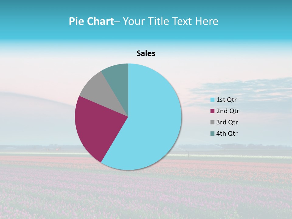 Flower Flower Bed Natural PowerPoint Template
