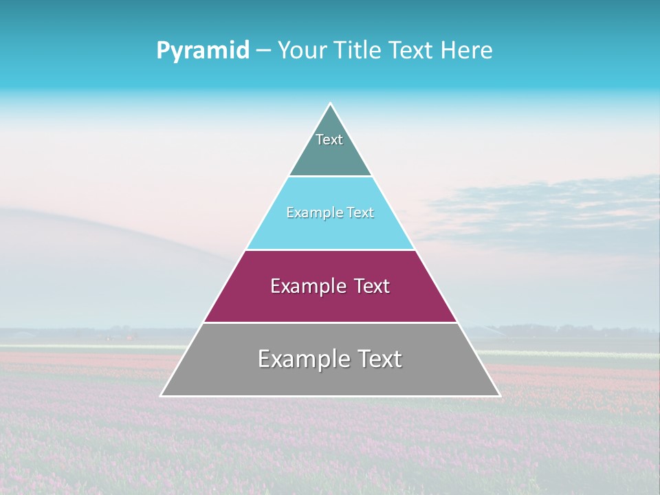 Flower Flower Bed Natural PowerPoint Template