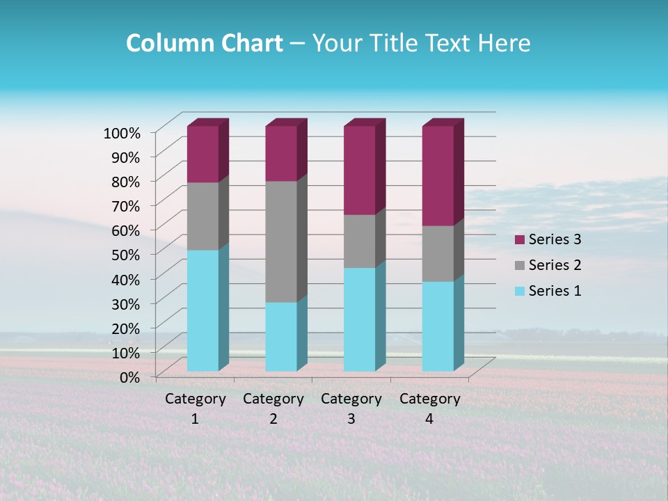 Flower Flower Bed Natural PowerPoint Template