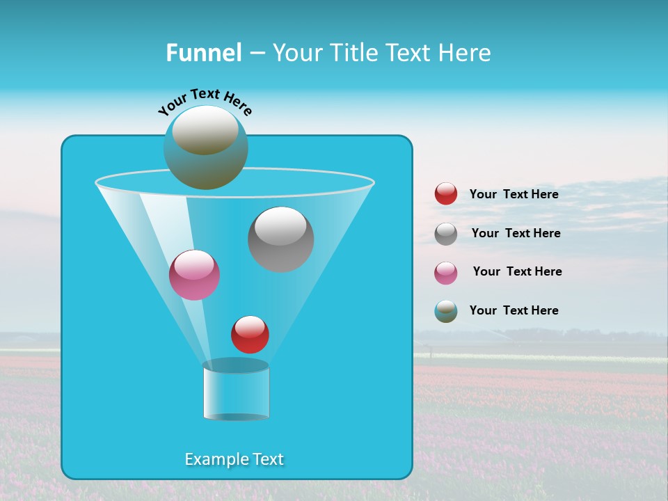 Flower Flower Bed Natural PowerPoint Template