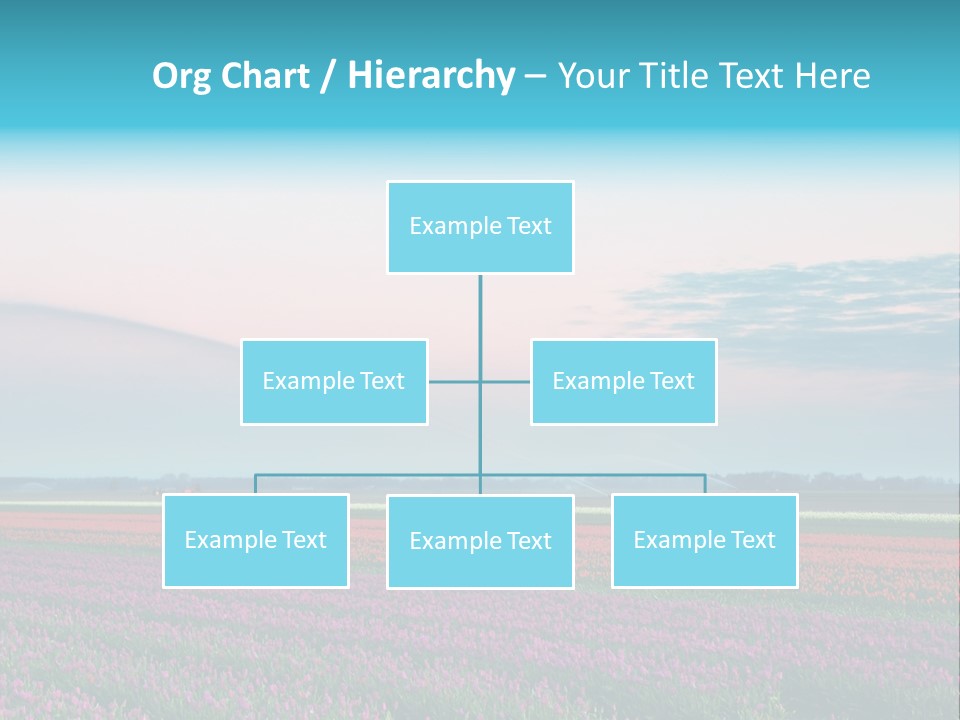 Flower Flower Bed Natural PowerPoint Template