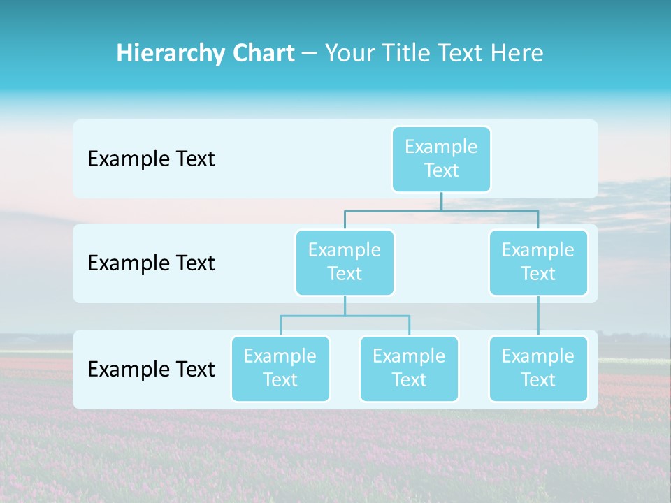 Flower Flower Bed Natural PowerPoint Template