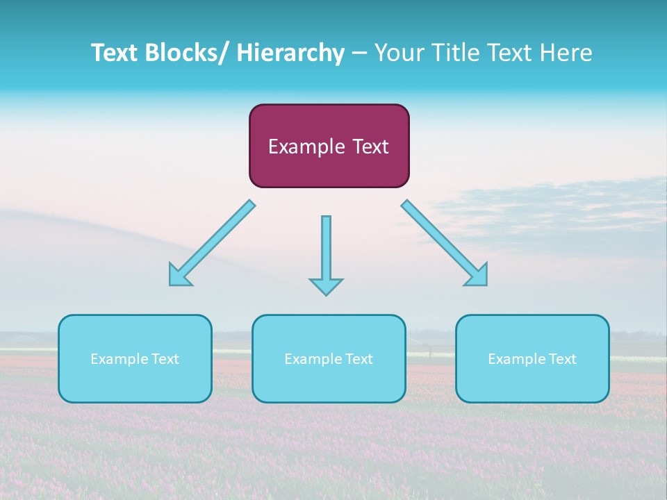 Flower Flower Bed Natural PowerPoint Template