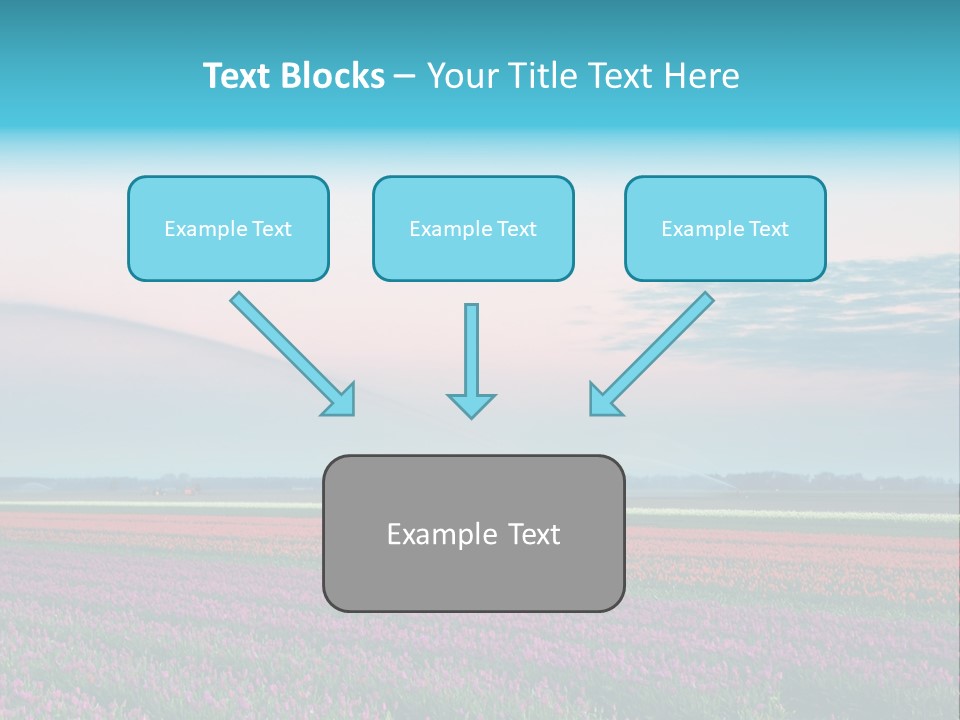 Flower Flower Bed Natural PowerPoint Template