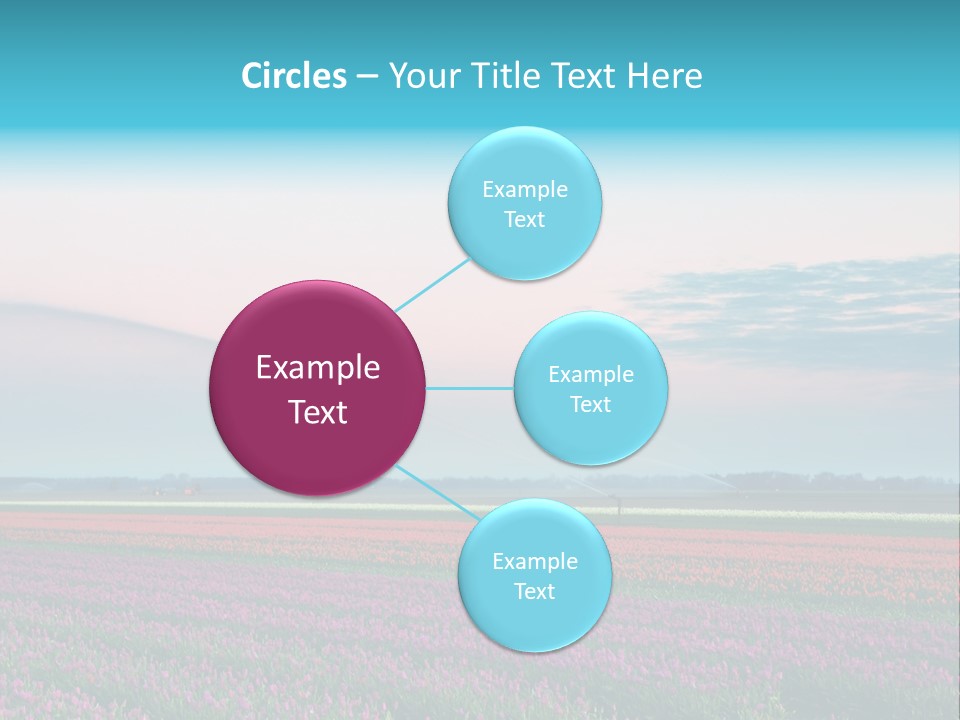 Flower Flower Bed Natural PowerPoint Template