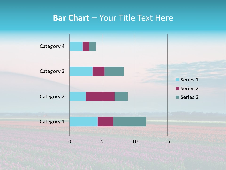 Flower Flower Bed Natural PowerPoint Template
