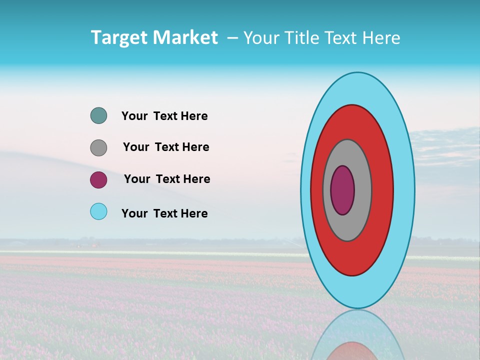 Flower Flower Bed Natural PowerPoint Template