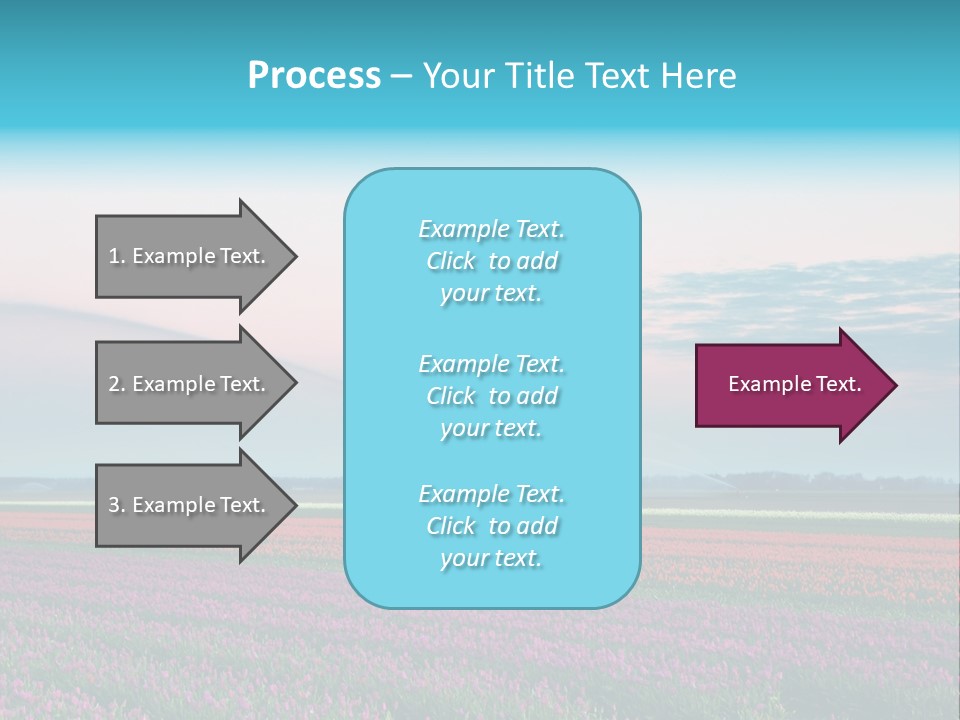 Flower Flower Bed Natural PowerPoint Template