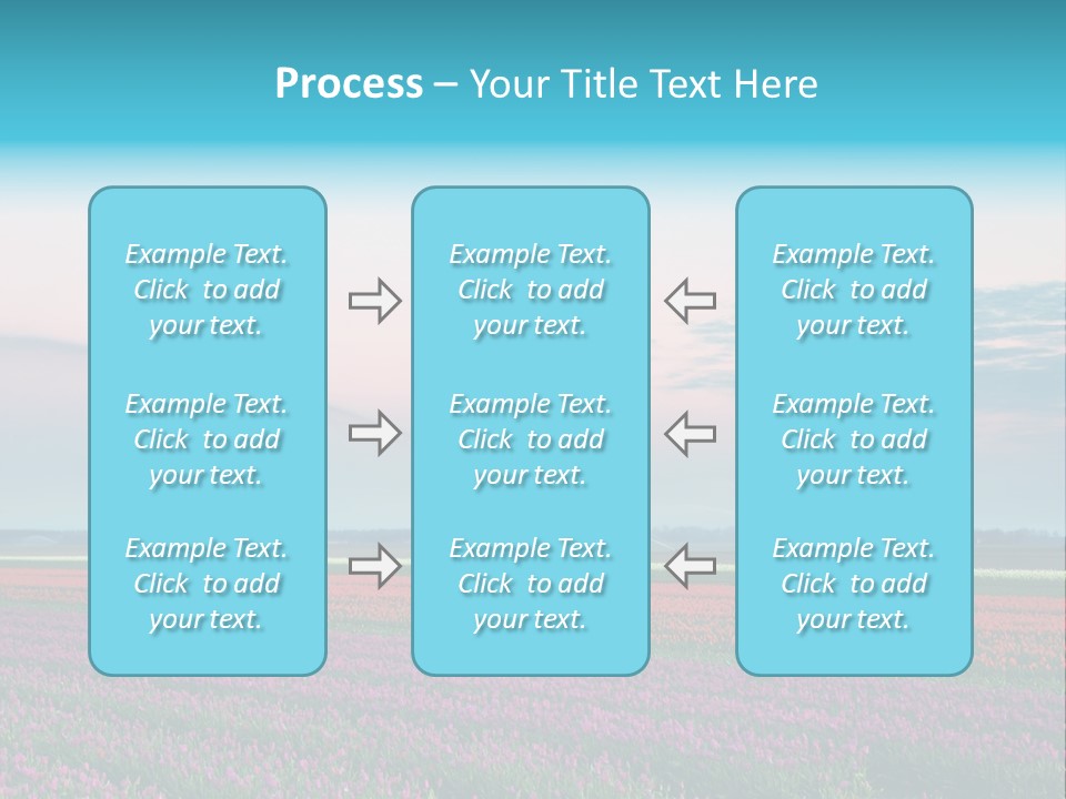Flower Flower Bed Natural PowerPoint Template