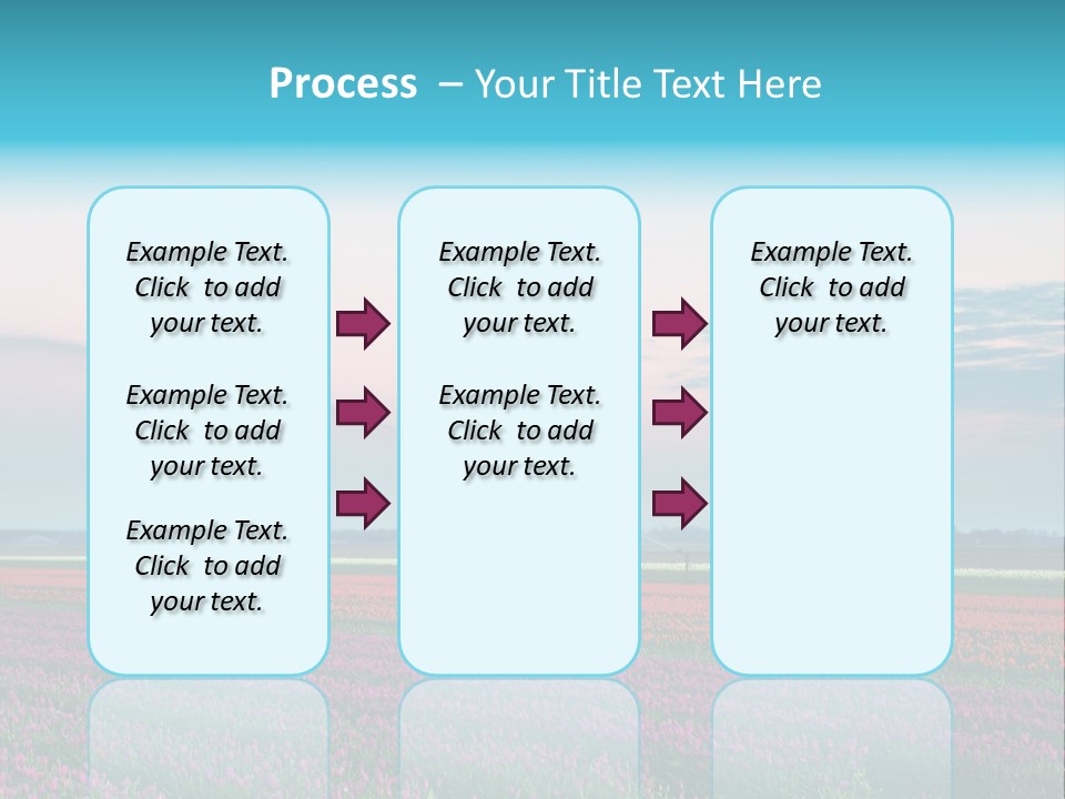 Flower Flower Bed Natural PowerPoint Template