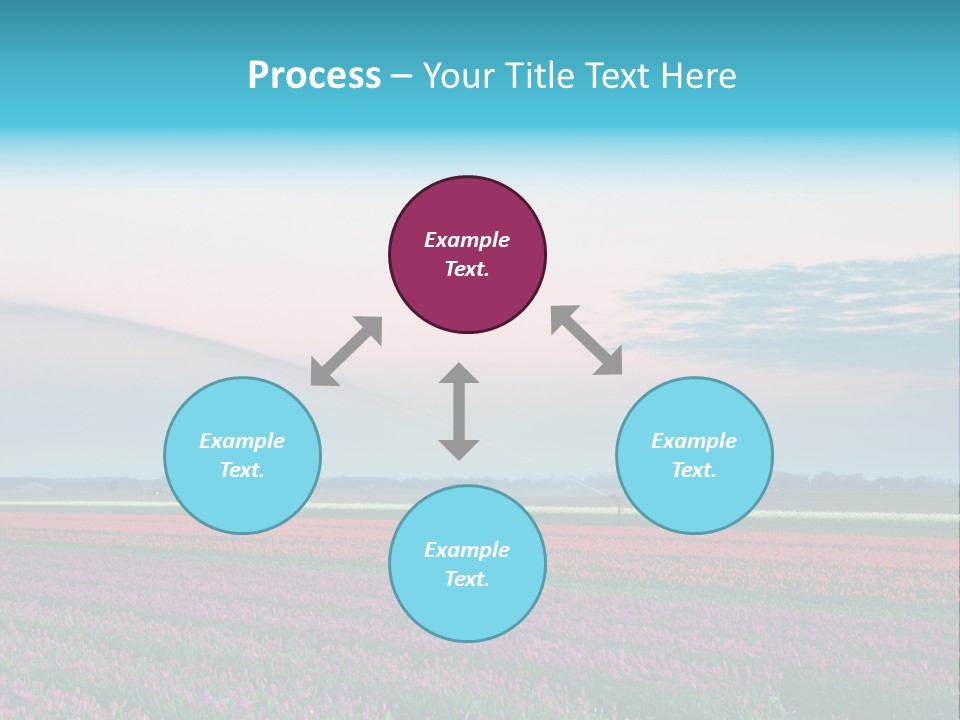 Flower Flower Bed Natural PowerPoint Template
