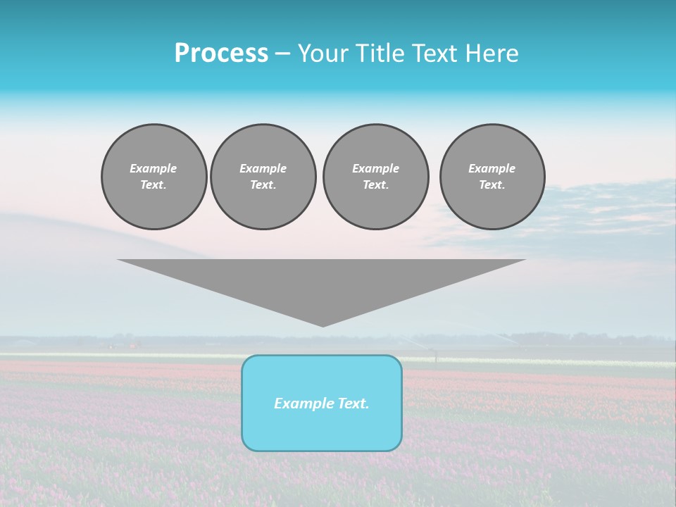 Flower Flower Bed Natural PowerPoint Template