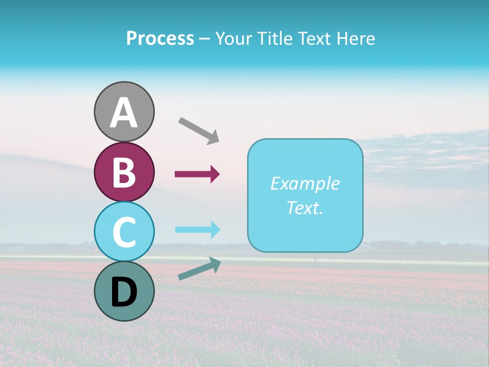 Flower Flower Bed Natural PowerPoint Template