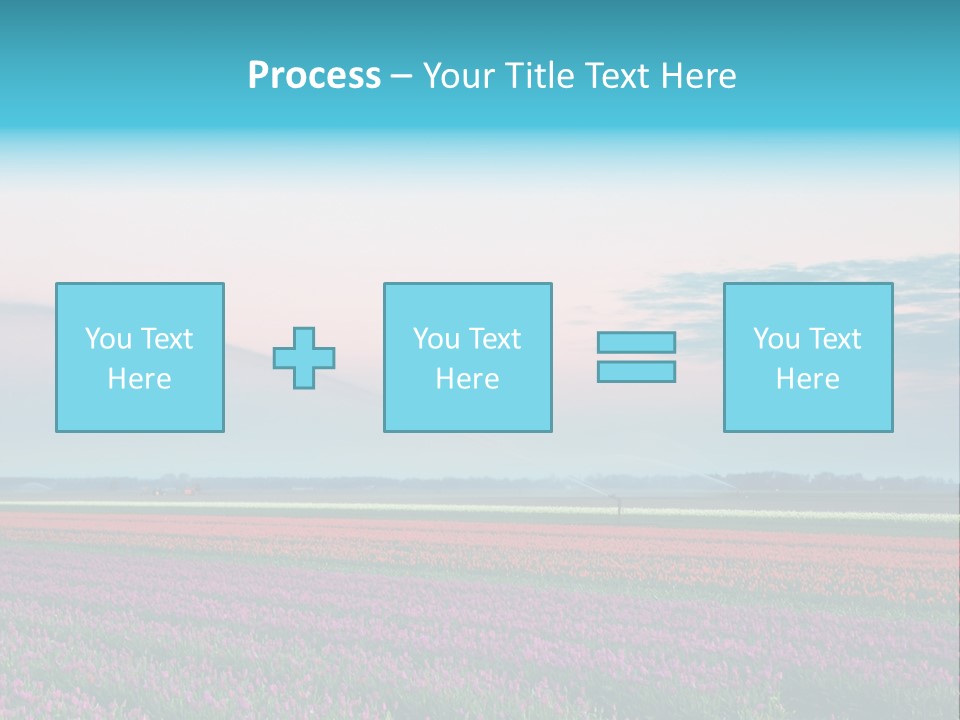 Flower Flower Bed Natural PowerPoint Template