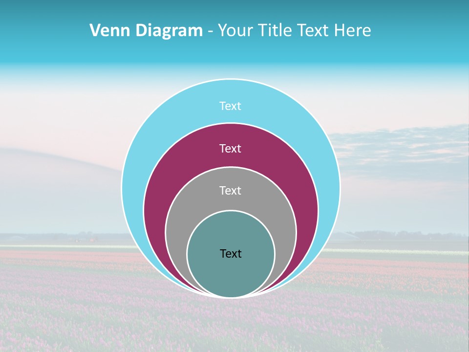 Flower Flower Bed Natural PowerPoint Template