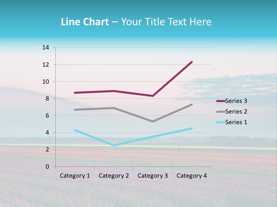 Flower Flower Bed Natural PowerPoint Template