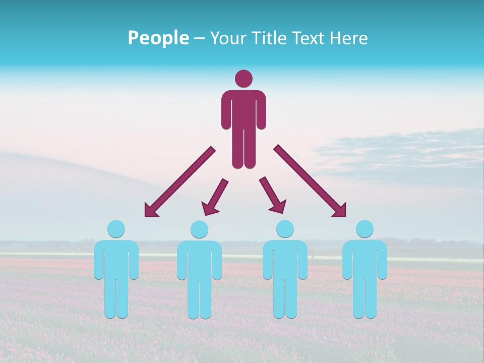 Flower Flower Bed Natural PowerPoint Template