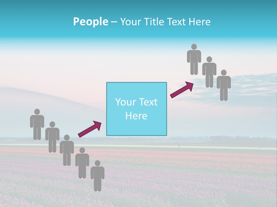 Flower Flower Bed Natural PowerPoint Template