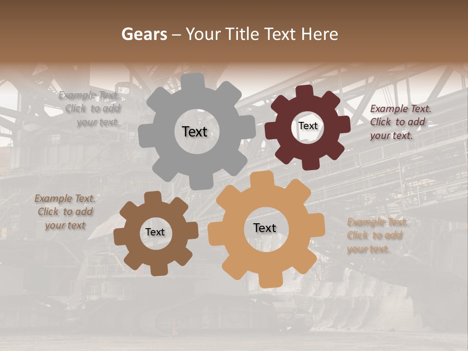 Energy Truck Industrial PowerPoint Template