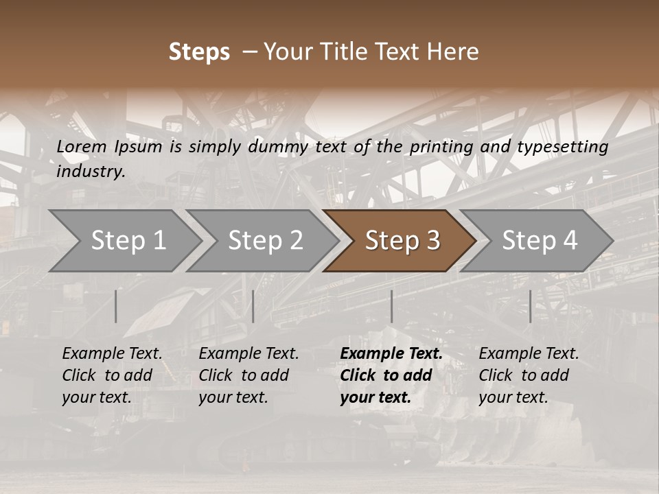 Energy Truck Industrial PowerPoint Template
