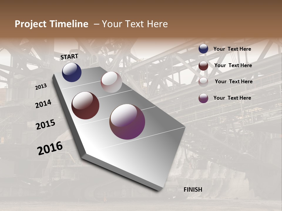 Energy Truck Industrial PowerPoint Template