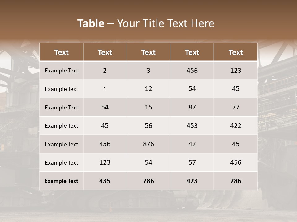 Energy Truck Industrial PowerPoint Template