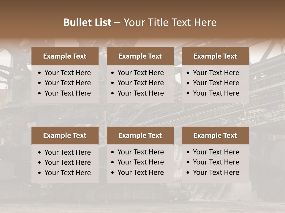 Energy Truck Industrial PowerPoint Template