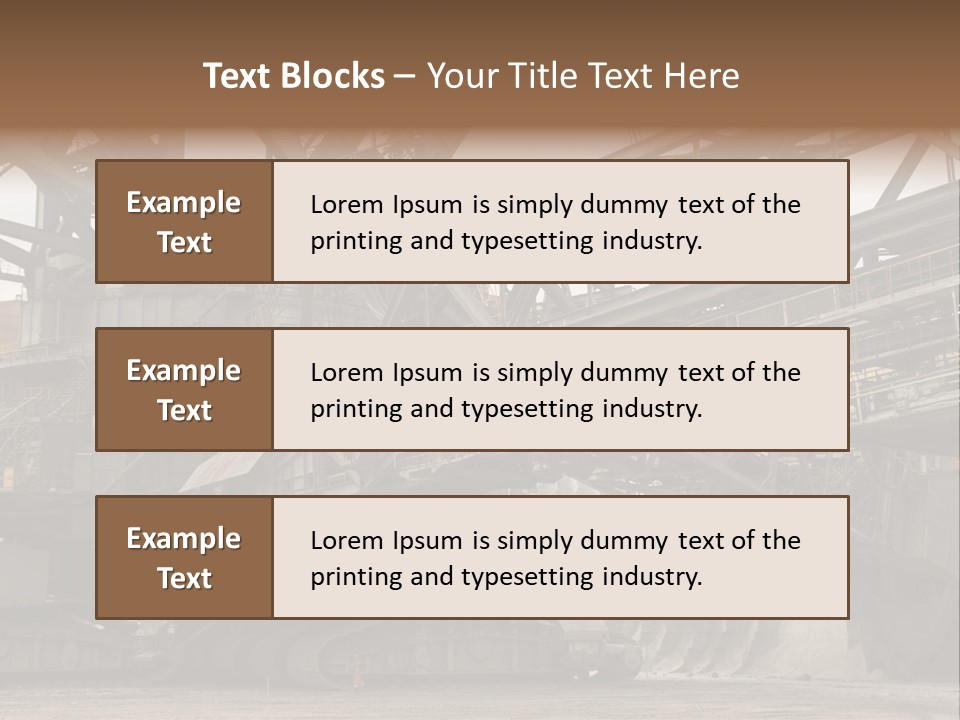 Energy Truck Industrial PowerPoint Template