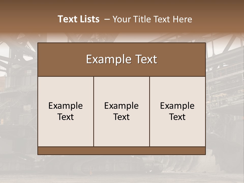 Energy Truck Industrial PowerPoint Template