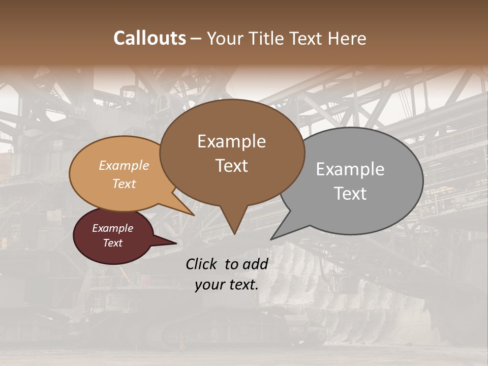 Energy Truck Industrial PowerPoint Template