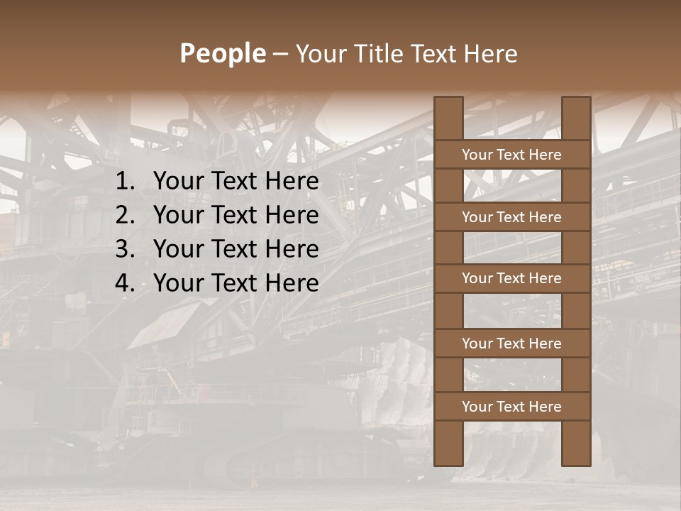 Energy Truck Industrial PowerPoint Template