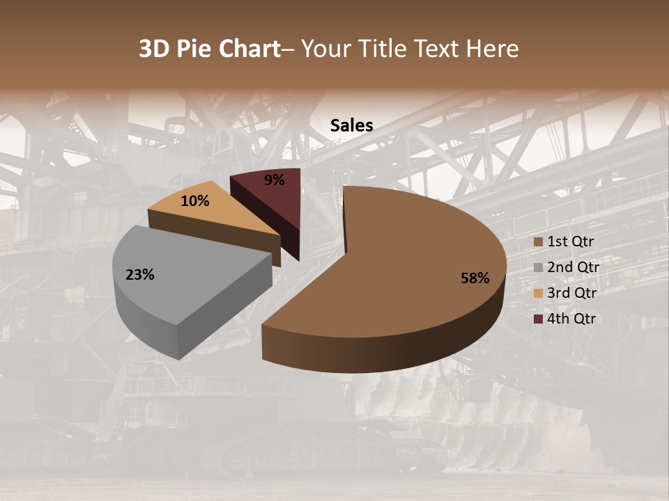 Energy Truck Industrial PowerPoint Template