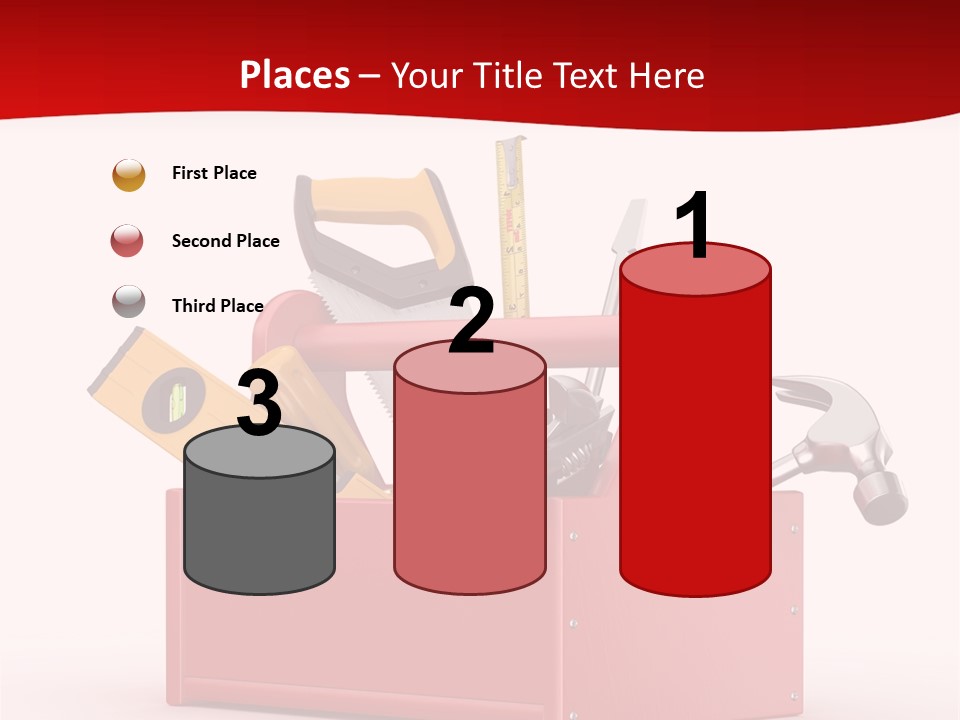 Screwdriver Toolbox Tape PowerPoint Template