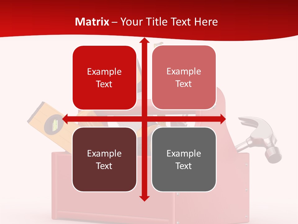 Screwdriver Toolbox Tape PowerPoint Template
