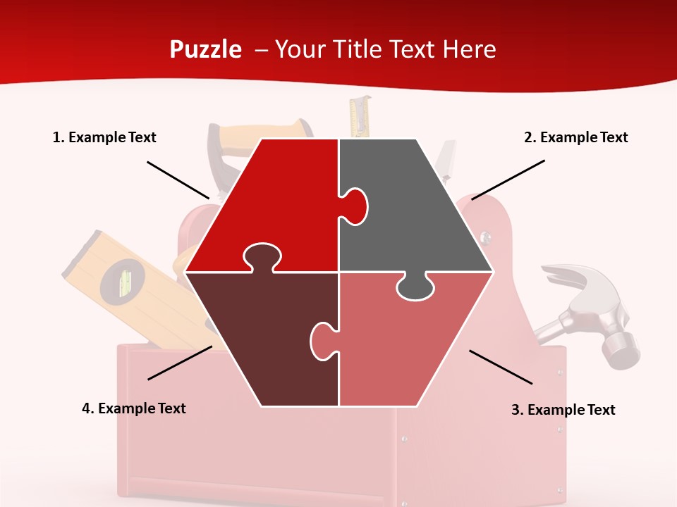 Screwdriver Toolbox Tape PowerPoint Template