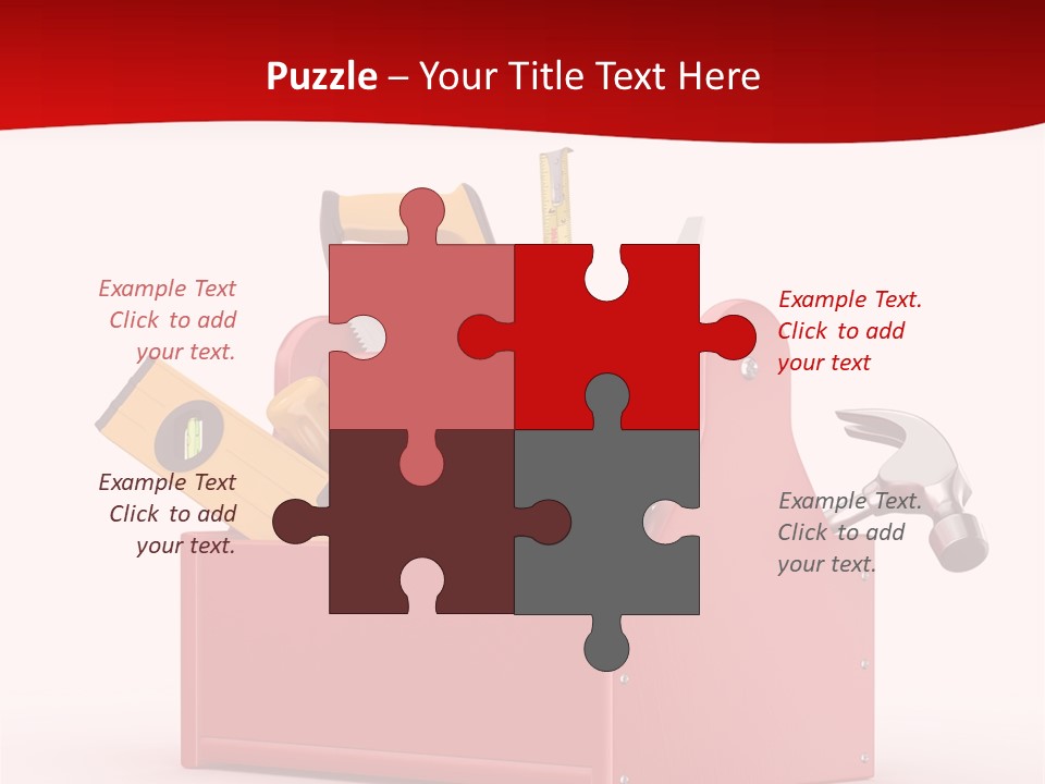 Screwdriver Toolbox Tape PowerPoint Template