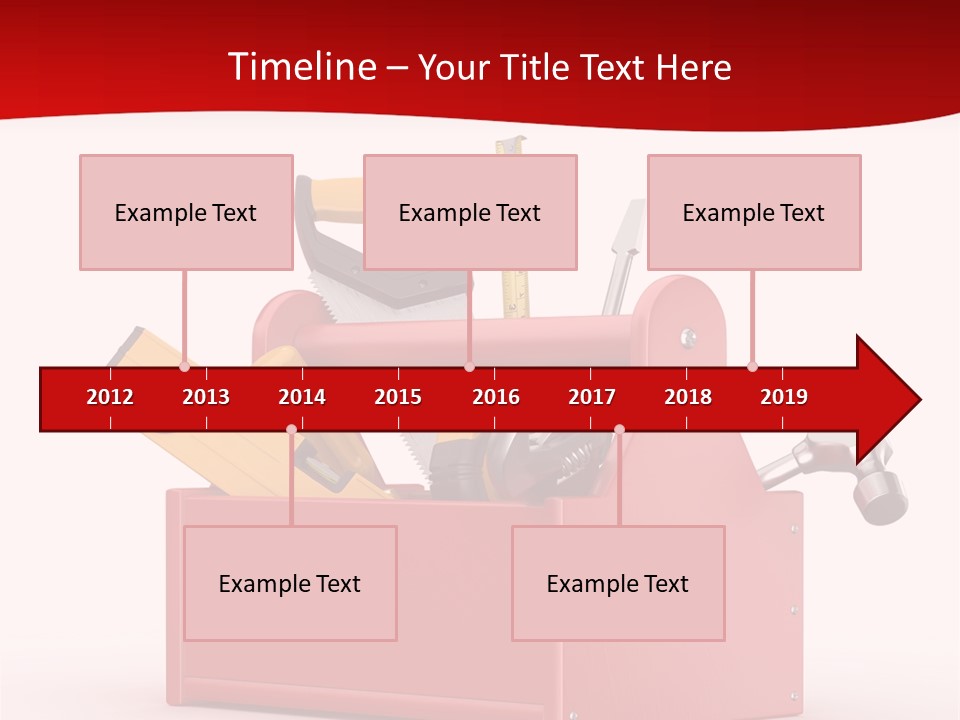 Screwdriver Toolbox Tape PowerPoint Template