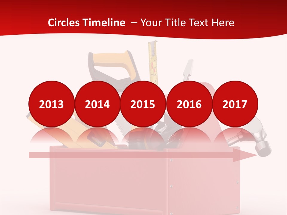 Screwdriver Toolbox Tape PowerPoint Template