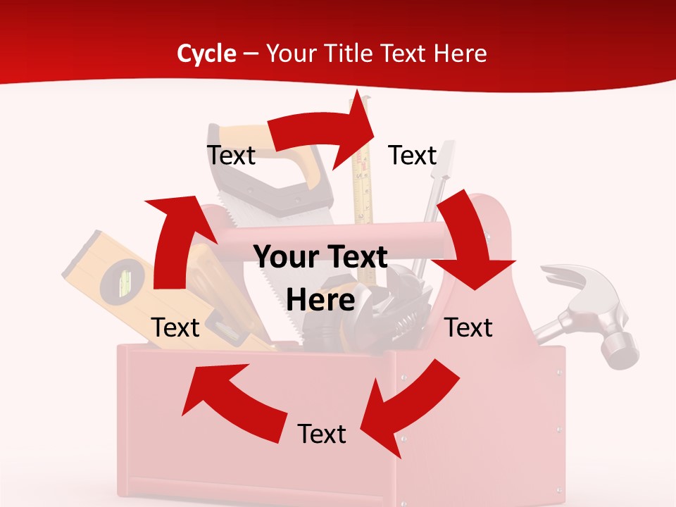 Screwdriver Toolbox Tape PowerPoint Template