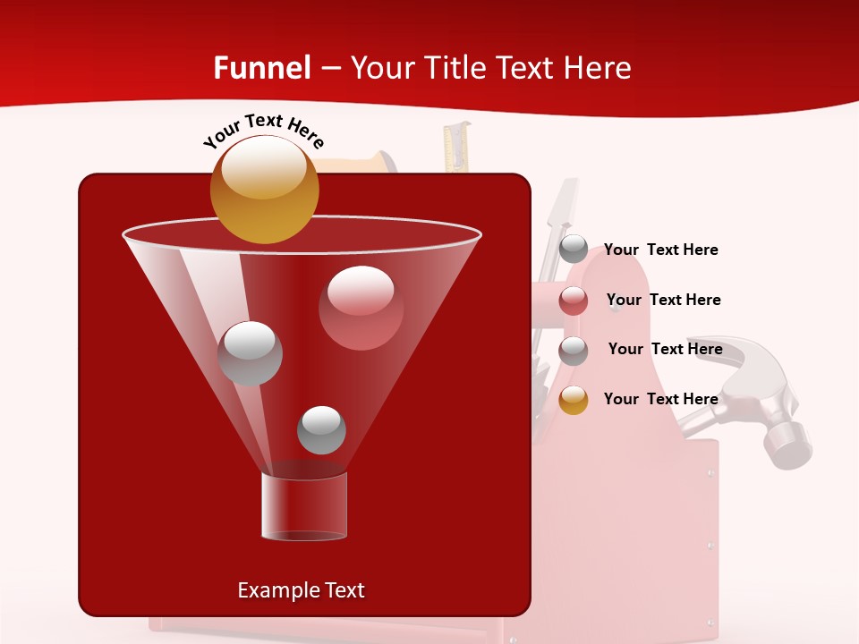 Screwdriver Toolbox Tape PowerPoint Template