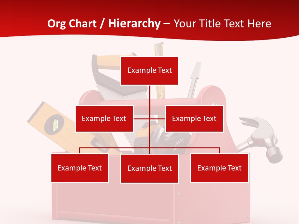 Screwdriver Toolbox Tape PowerPoint Template