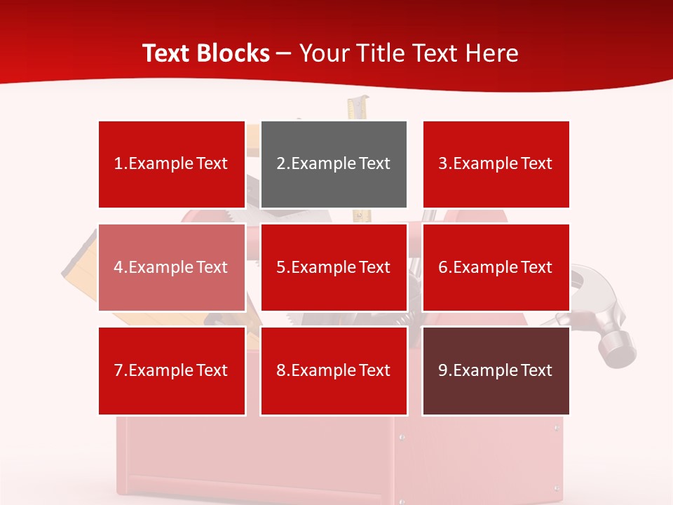 Screwdriver Toolbox Tape PowerPoint Template
